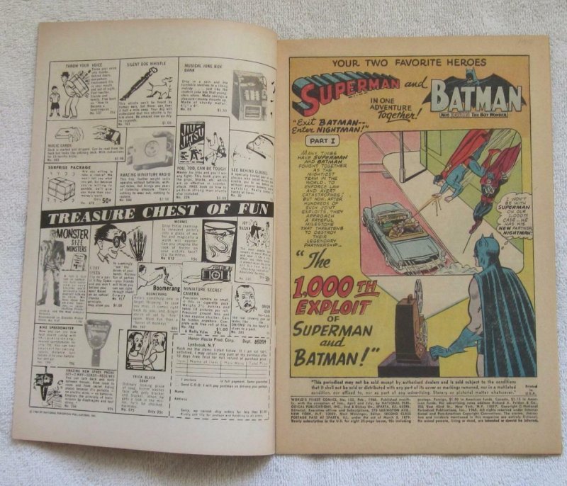 World's Finest Comics #155 (Feb 1966, DC) Curt Swan pencils VF- 7.5 