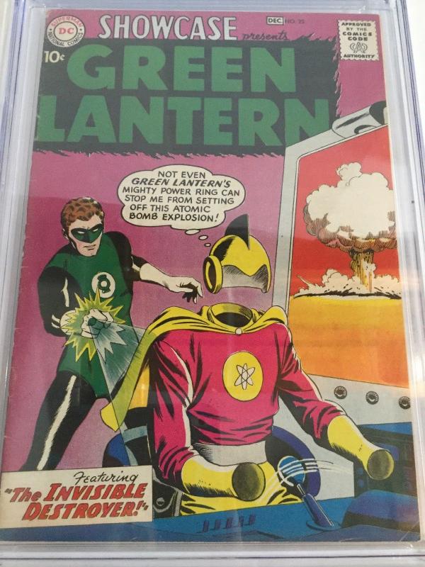 Showcase 23 CGC 6.5 Off-White Pages Second Appearance Of Hal Jordan