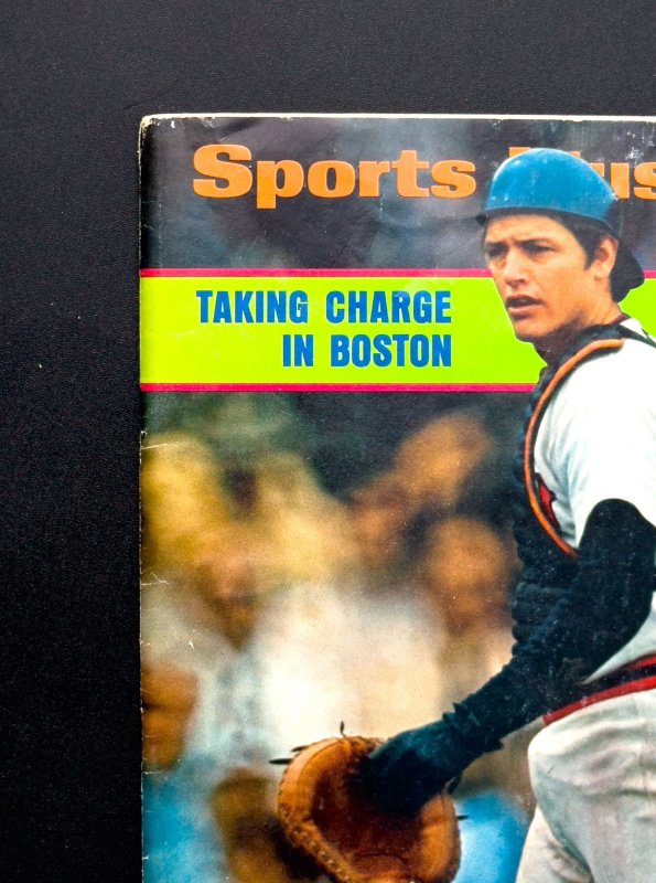 Sports Illustrated - July 1973 Taking Charge in Boston - Catcher Carlton Fisk