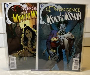 Convergence Wonder Woman  #1,2 Complete Mini-Series Set 2015