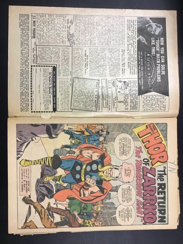 Journey into Mystery #101 (1964) 1st Mighty Thor & Avengers Crossover