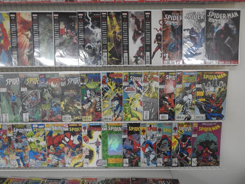 Huge Lot 140+ Comics W/ Spider-Man, Wolverine, X-Men! Avg VF/NM Condition!