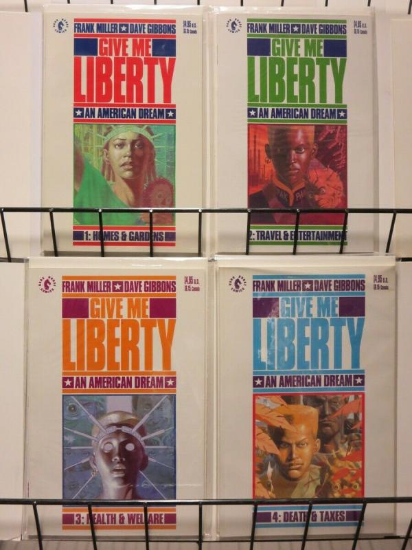 GIVE ME LIBERTY 1-4 POLITICS BY FRANK MILLER!