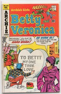 Archie's Girls Betty and Veronica #243 (1976) Betty and Veronica