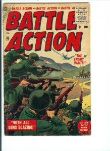 Battle Action #21 - Silver Age - Feb. 1956 (Good)
