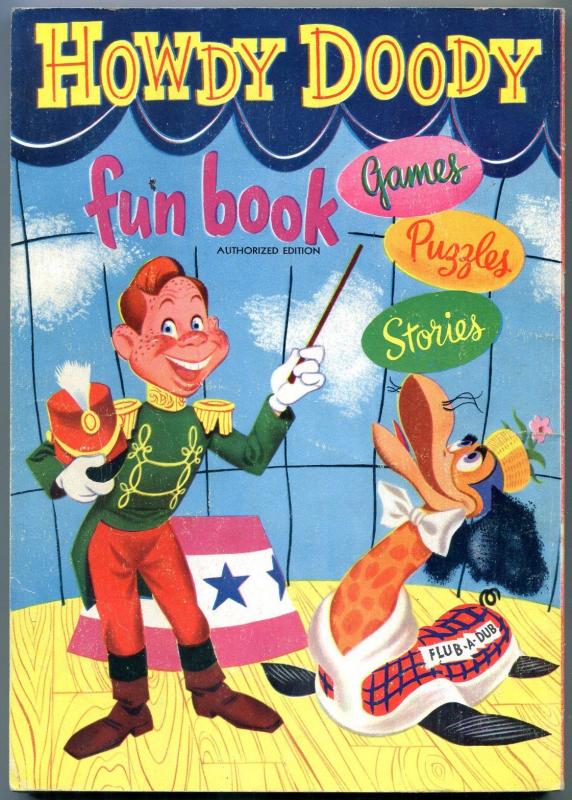 HOWDY DOODY FUN BOOK-1951-WHITMAN PUBLICATIONS-TV VG-