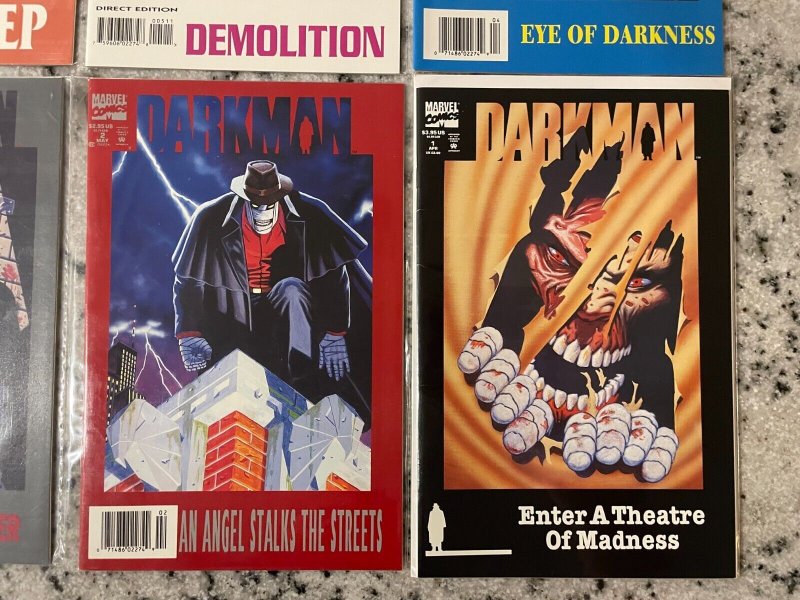 Lot Of 6 Darkman Marvel Comic Books # 1 2 3 4 5 6 NM 1st Prints Madness 70 J801 