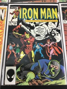 6PC IRON MAN LOT (7.0) #188-193!! 1984