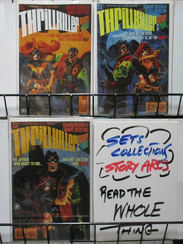 THRILLKILLER: BATGIRL & ROBIN (DC,1997) #1-3 COMPLETE! Chaykin & Brereton VF-NM