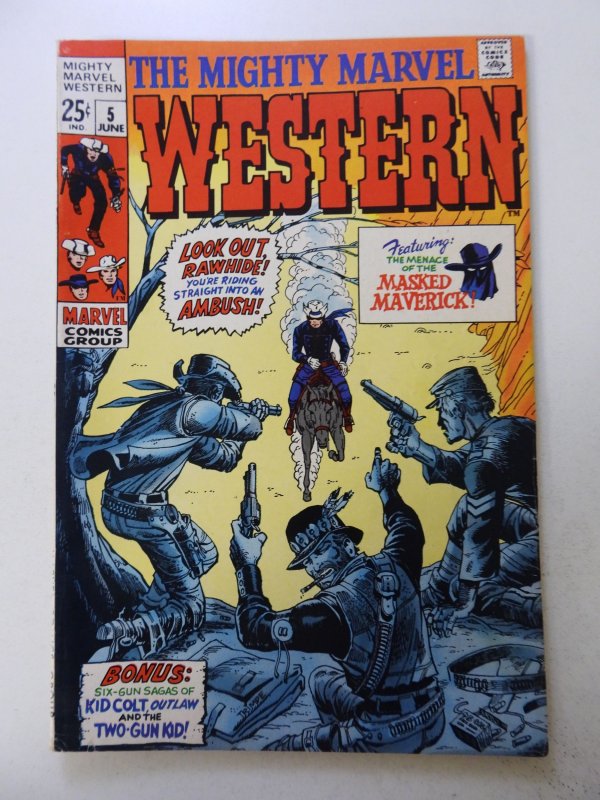 The Mighty Marvel Western #5 (1969) FN condition moisture damage