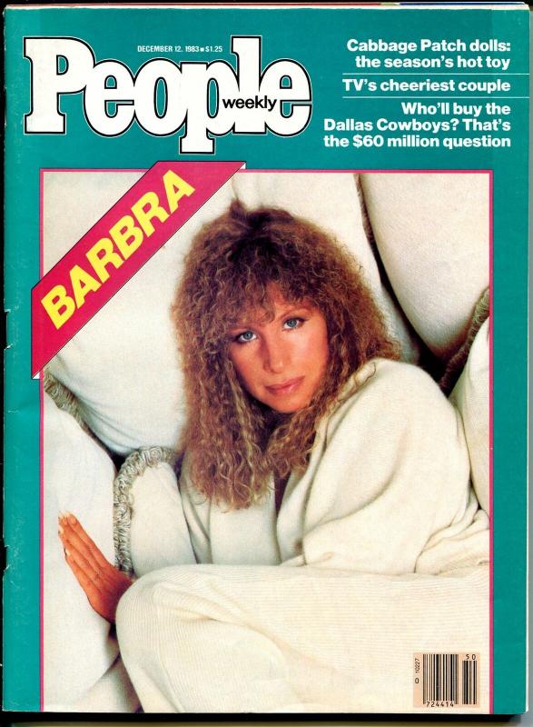 People Weekly 12/12/1983-Barbra Streisand-Cabbage Patch dolls-VG/FN