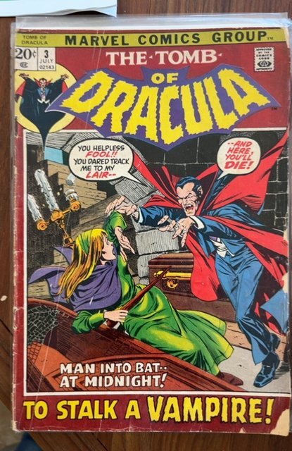 Tomb of Dracula #3 (1972) Tomb of Dracula 