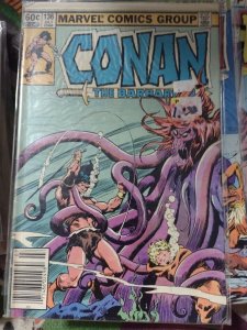 CONAN  THE BARBARIAN # 136 MARVEL 1982  NEWSTAND VARIANT