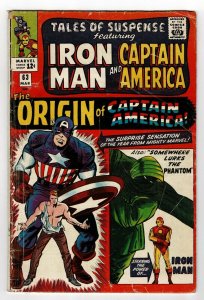 Tales Of Suspense 63   1st Silver age Origin Captain America