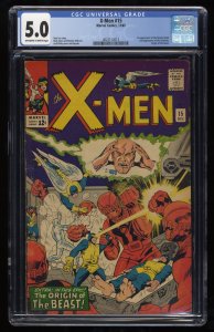 X-Men #15 CGC VG/FN 5.0 2nd Appearance Sentinels! 1st Appearance Master Mold!