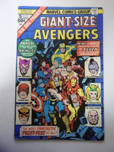 Giant-Size Avengers #5 (1975) VG+ Condition