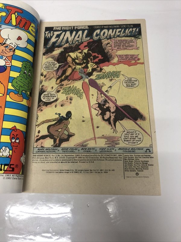 Night Force (1983) # 14 (VF) Canadian Price Variant • Marv Wolfman • DC Comics