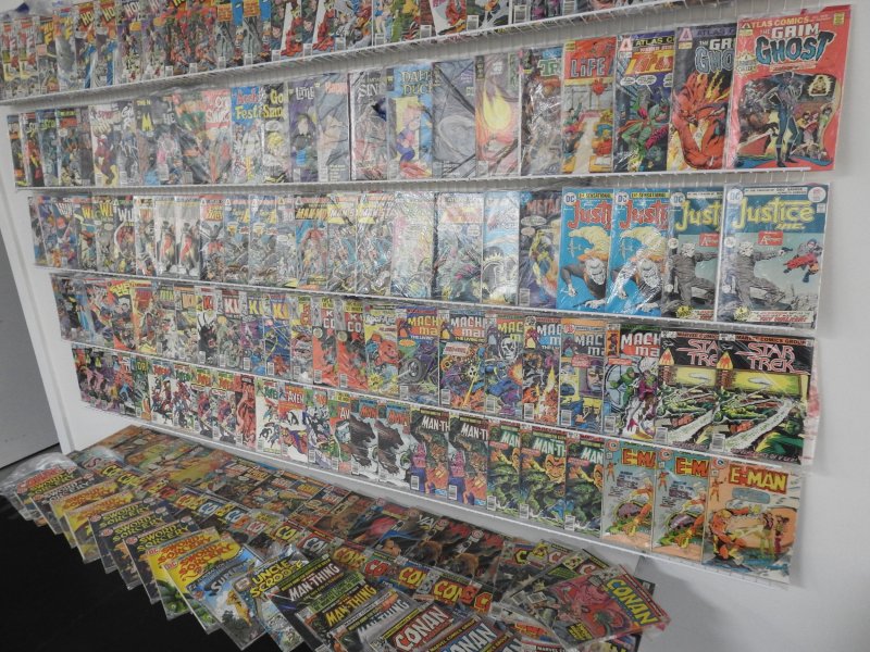 Huge Lot 170+ Comics W/ Man-Thing, Marvel Super Action, +More! Avg FN+ Cond!