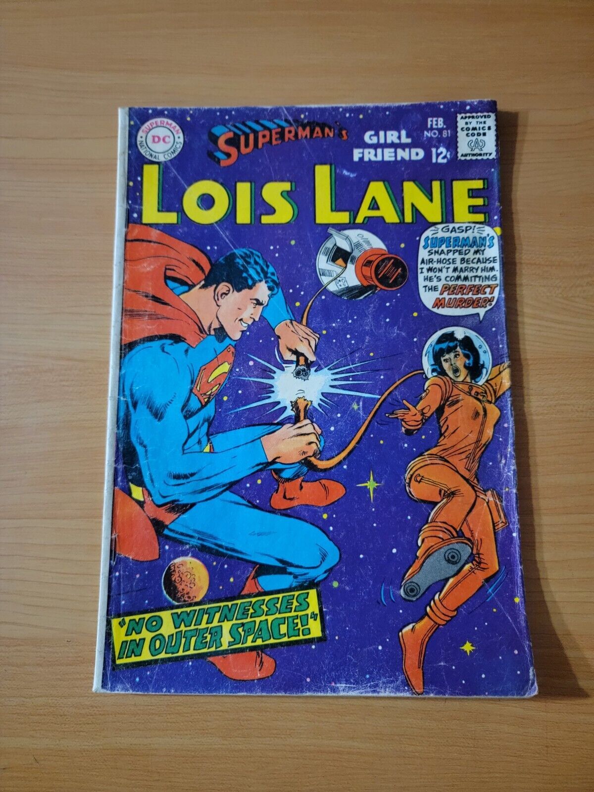 Supermans Girlfriend Lois Lane 81 ~ Very Good Vg ~ 1968 Dc Comics Comic Books Silver Age