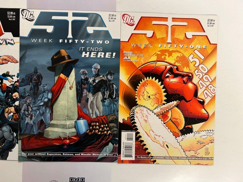 3 DC Comics 52 # 51 52 + 51 Countdown # 51 Batman Superman Wonder Woman 96 JS32