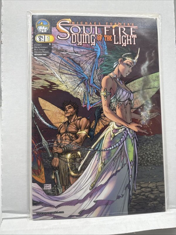 Soulfire: Dying of the Light (Michael Turner's ) #1B VF/NM; Aspen |