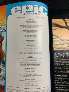1984 Aug EPIC ILLUSTRATED Magazine VF- 7.5 Bernie Wrightson / Jeff Jones
