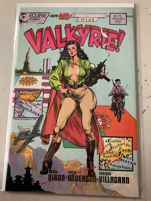 Valkyrie #1 direct, spinoff from Airboy 6.0 (1987)