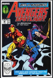 Avengers Spotlight #26 (1989) Hawkeye