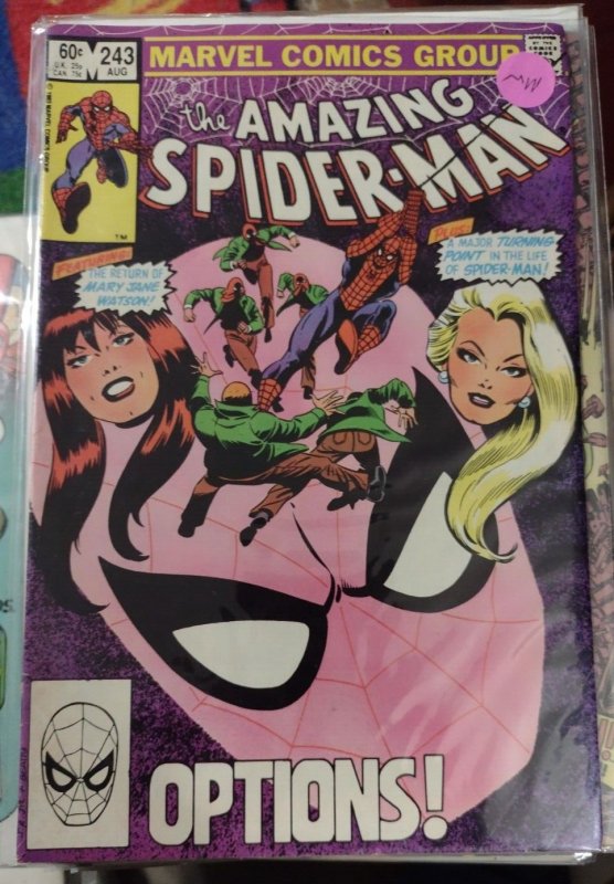 Amazing Spider-Man  # 243  1983  MARVEL disney  return of mary jane watson