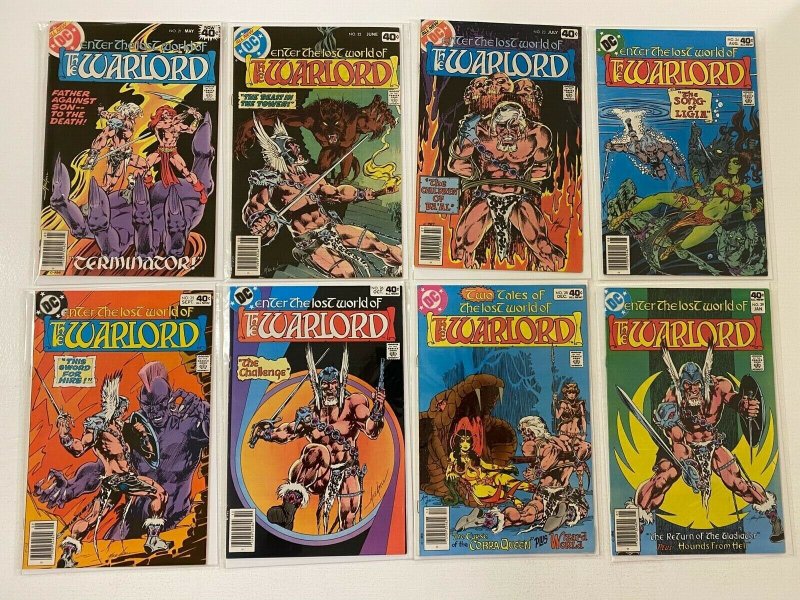 Warlord DC comic lot 50 different from: #3 - 58 avg 7.0 (1976-82)