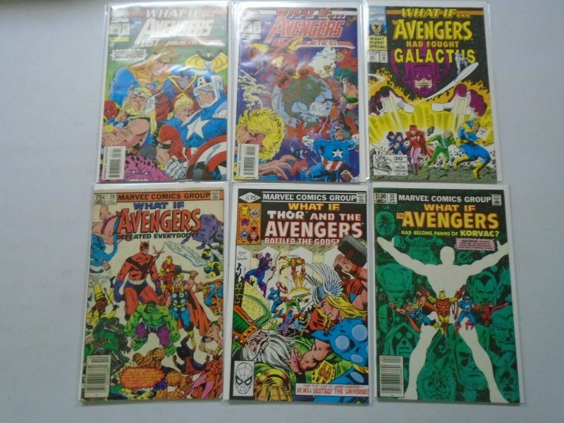 What If? lot 12 different Avengers issues avg 8.0 VF