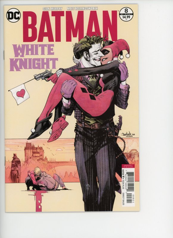 Batman White Knight 8 1st Print  9.0 (our highest grade) Joker Harley Cover