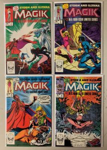 Magik set #1-4 Direct Marvel (6.0 FN) (1983 to 1984)