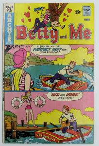 BETTY and ME #70 October 1975 Archie Series