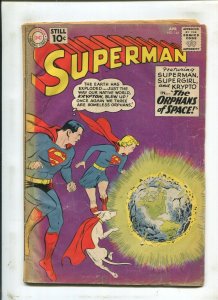 SUPERMAN #144 (2.0) SUPERGIRL, KRYPTO!! 1961