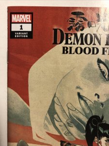 Demon Days Blood Feud (2022) #1 (NM) Del Mundo 1:25 Variant Edition|1st Print