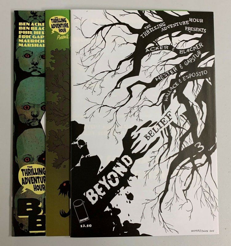 Thrilling Adventure Hour Presents Beyond Belief  #1-3 Set (Image 2015) 9.0+