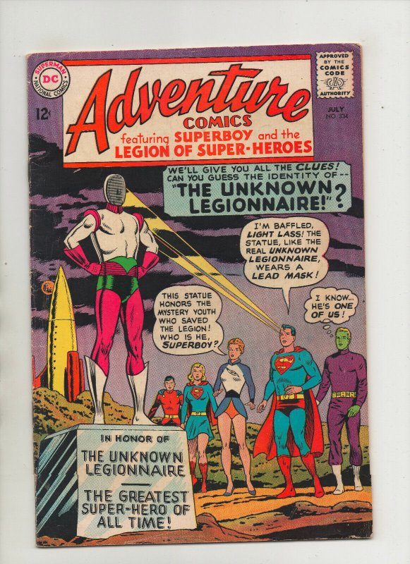 Adventure Comics #336 - Superboy & Supergirl Cover - (Grade 6.0) 1965