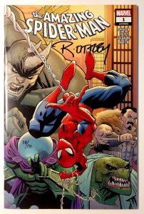 The Amazing Spider-Man #1 (9.2, 2018) Signed by Ryan Ottley, 1st App KINDRED