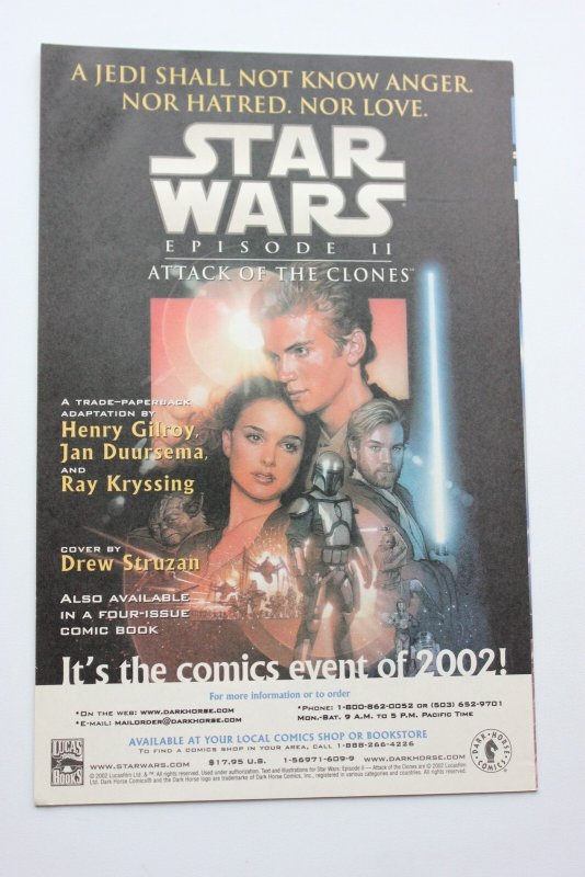 Star Wars Tales: A Jedi's Weapon - Free Comic Book Day 2002 (2002) Star Wars NM