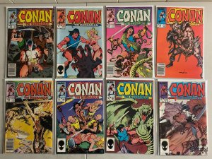 Conan the Barbarian lot #160-200 + 4 Ann. Marvel (average 6) 45 diff (1984-'87)