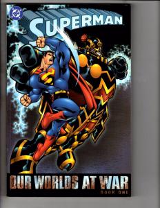 Superman Our Worlds At War Book # 1 DC Comics TPB Graphic Novel Comic Book J243