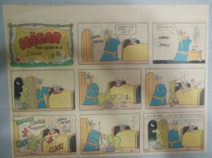 (25) Hagar The Horrible Sunday Pages by Dik Browne from 1973 Size: Most Thirds