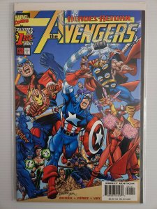 Avengers #1 Yellow Logo Direct Edition (1998)
