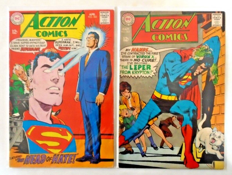 *Action Comics #360-369 (10 books)