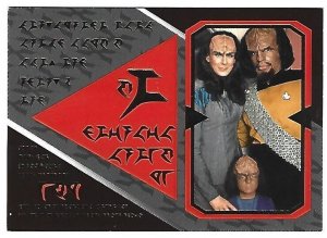 1995 Star Trek: The Next Generation #S13 Klingon Family Values