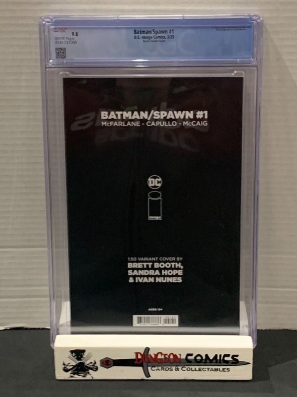 Batman/Spawn # 1 CGC 9.8 Cover M - Booth 1:50 Variant  [GC31]