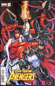 The New Avengers #7 2025 Chad Hardin Cover C Marvel Comics H03