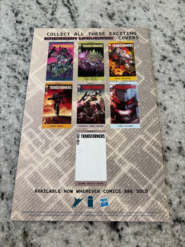 Transformers # 19 NM 1st Print Image Skybound Comic Book Variant Cover 13 J436