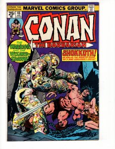 Conan the Barbarian #46 THE WARRIOIR AND THE WIZARD SPAWN!